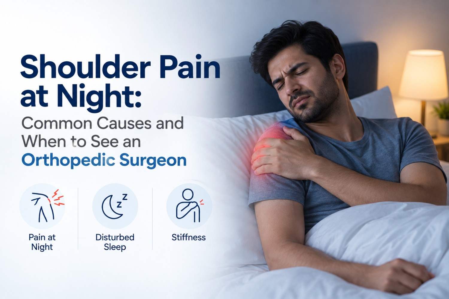 Shoulder Pain at Night: Common Causes and When to See an Orthopedic Surgeon