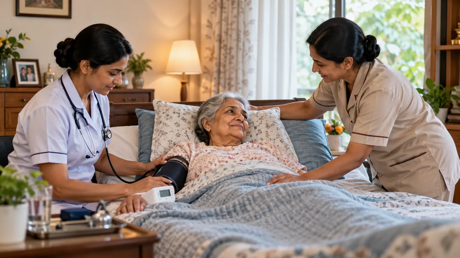 Bedridden Patient के लिए Nurse चाहिए या Caregiver? दोनों में क्या अंतर है? cover image