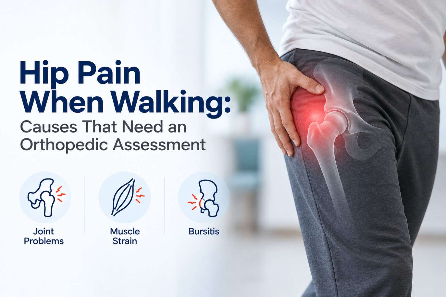 Hip Pain When Walking: Causes That Need an Orthopedic Assessment